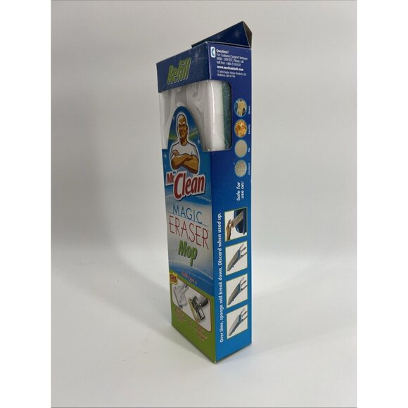Mr. Clean Magic Eraser Mop Refill Fits Most Squeeze Mops Refill Type A NIB - Picture 2 of 9